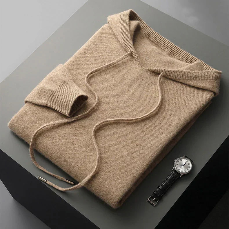 DUMONT LYON | MEESTELE PEHME JA ELEGANTNE KAPUUTSWEATER