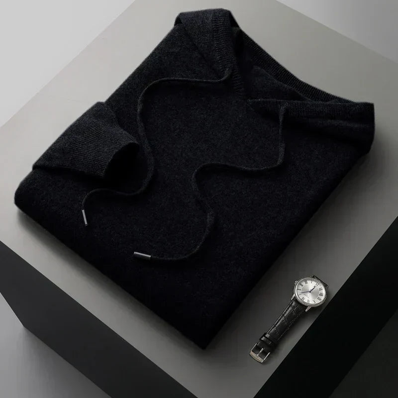 DUMONT LYON | MEESTELE PEHME JA ELEGANTNE KAPUUTSWEATER