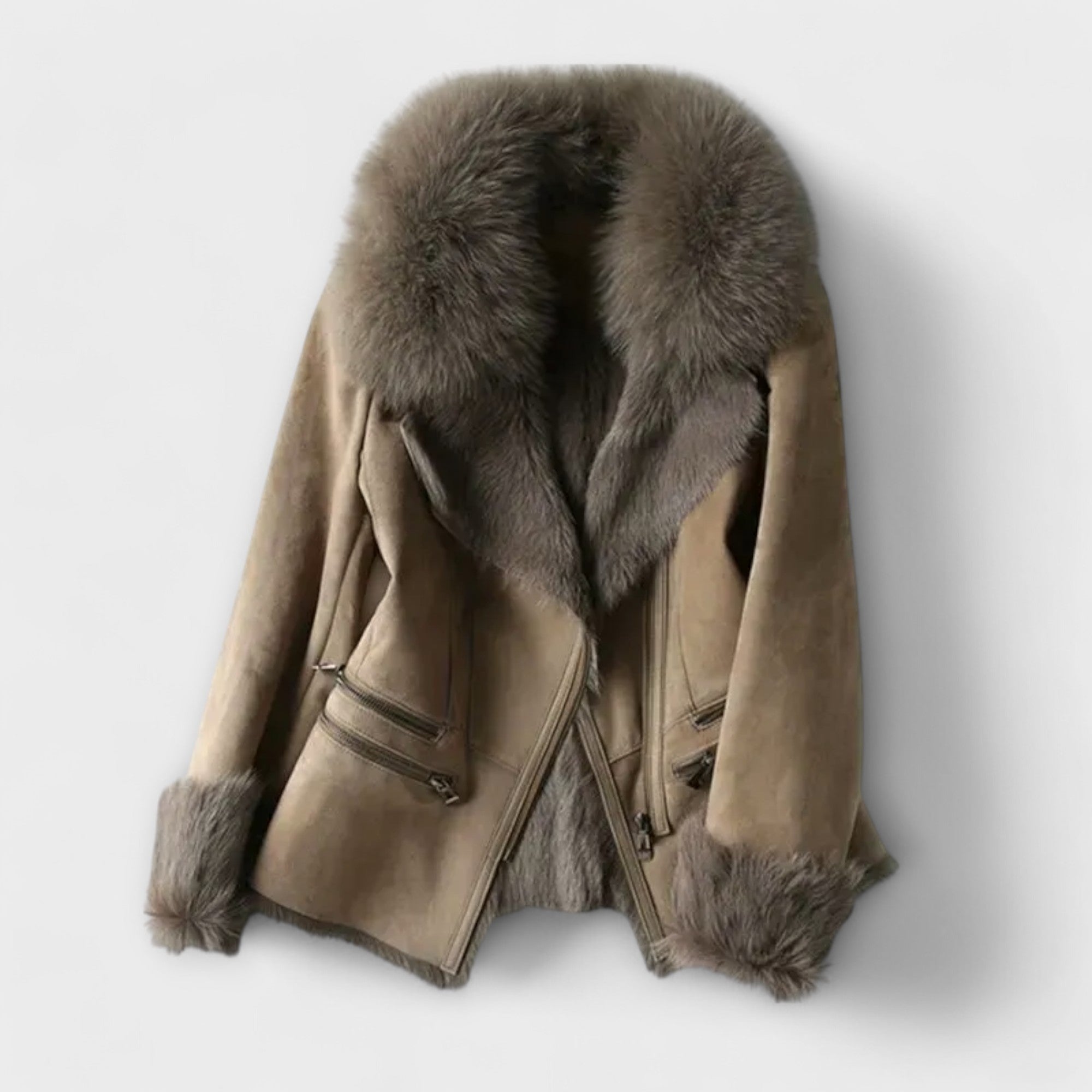 Mariana - Luksuslik Lambanahk Mantel