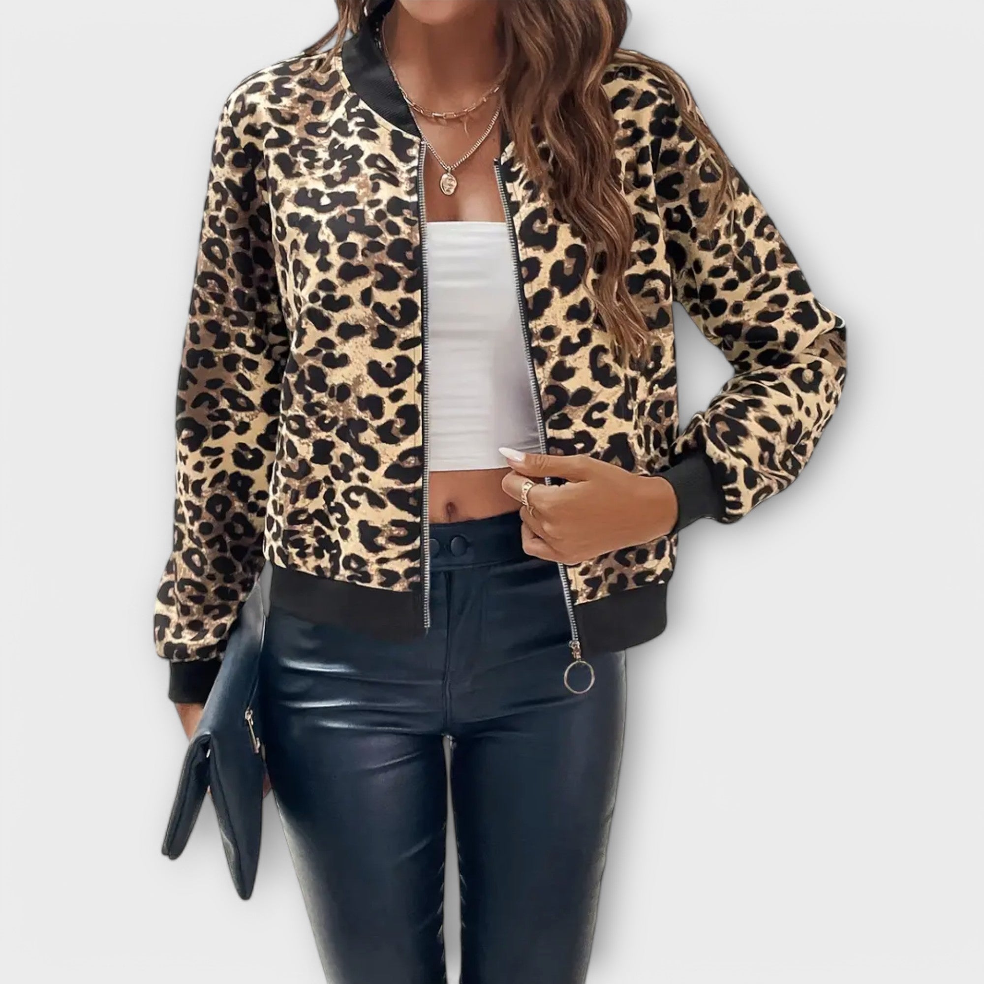 Raquel - Elegantne Leopardimustriga Jope